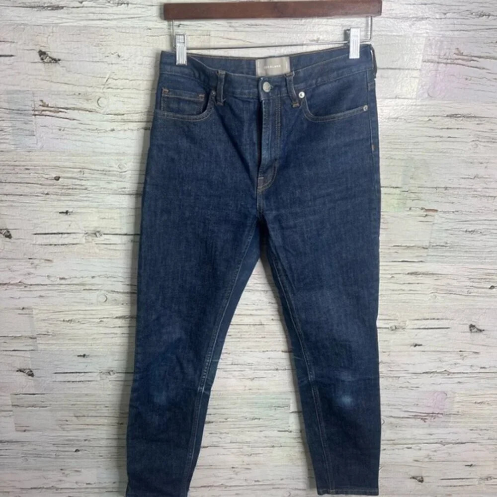 Everlane Jeans High  Rise Skinny Size 27 Stretch Comfort Medium Wash